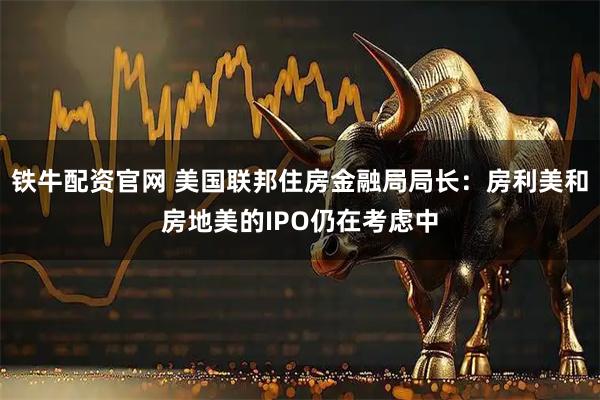 铁牛配资官网 美国联邦住房金融局局长：房利美和房地美的IPO仍在考虑中